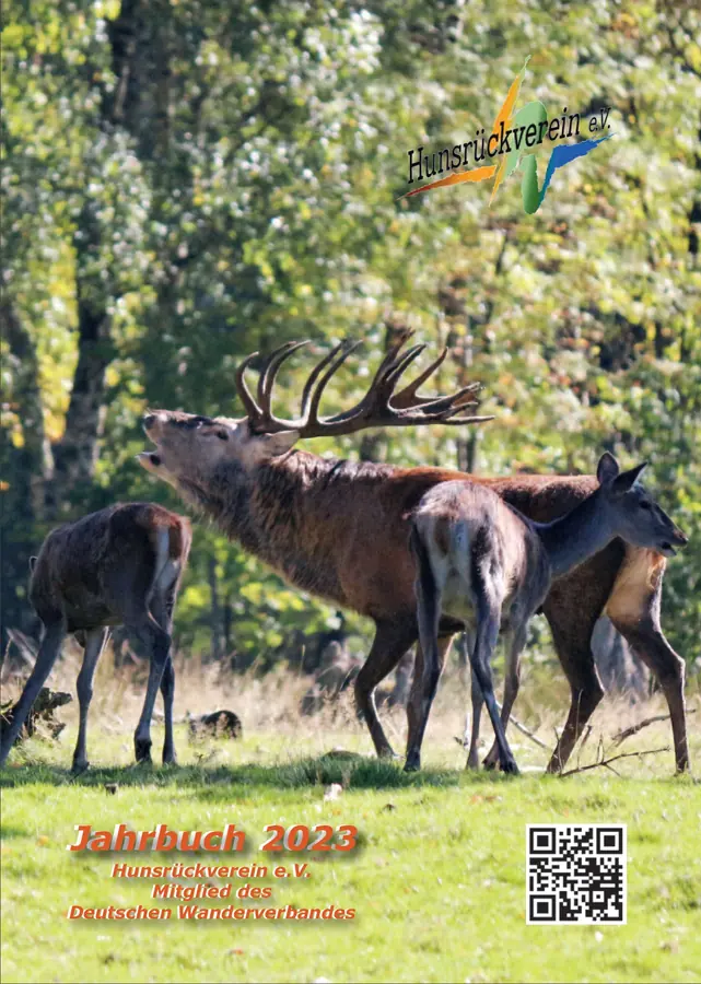 Titel Jahrbuch 2023 mit Rotwild